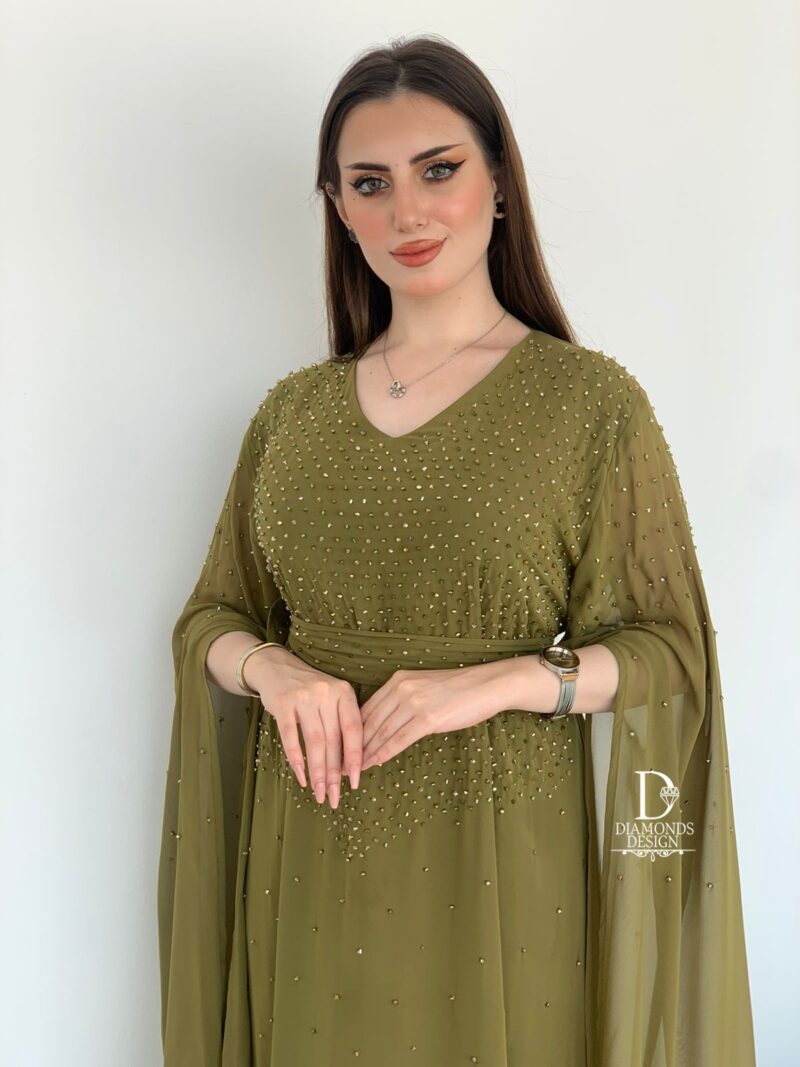 Olive Green Dress - Image 5